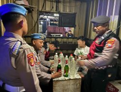 Ciptakan Situasi Kondusif, Polres Lamongan Gelar Razia Akhir Pekan. 