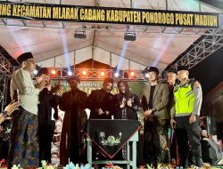 Bersholawat Bersama ASPARAGUS,Plt. Bupati Ponorogo dan Ketua Cabang Hadiri Pengukuhan Ketua Rayon PSHT Ranting Mlarak