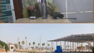 Di Duga Proyek RTH Ngoro Jombang Rp2,46 Miliar Jadi Sorotan, Kualitas Pekerjaan Perlu  Dipertanyakan. Begini Penjelasan Kadin DLHK