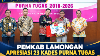 Pemkab Lamongan Apresiasi 23 Kades Purna Tugas 2026